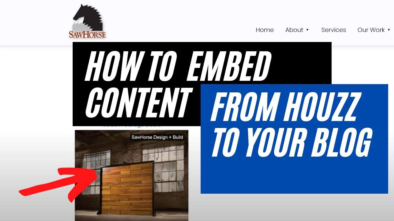 How to Embed Content From Houzz.com to Your WordPress Blog