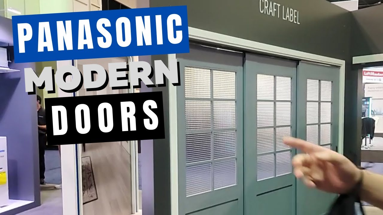 Panasonic Modern Interior Doors and Hardware- This is not a TYPO!