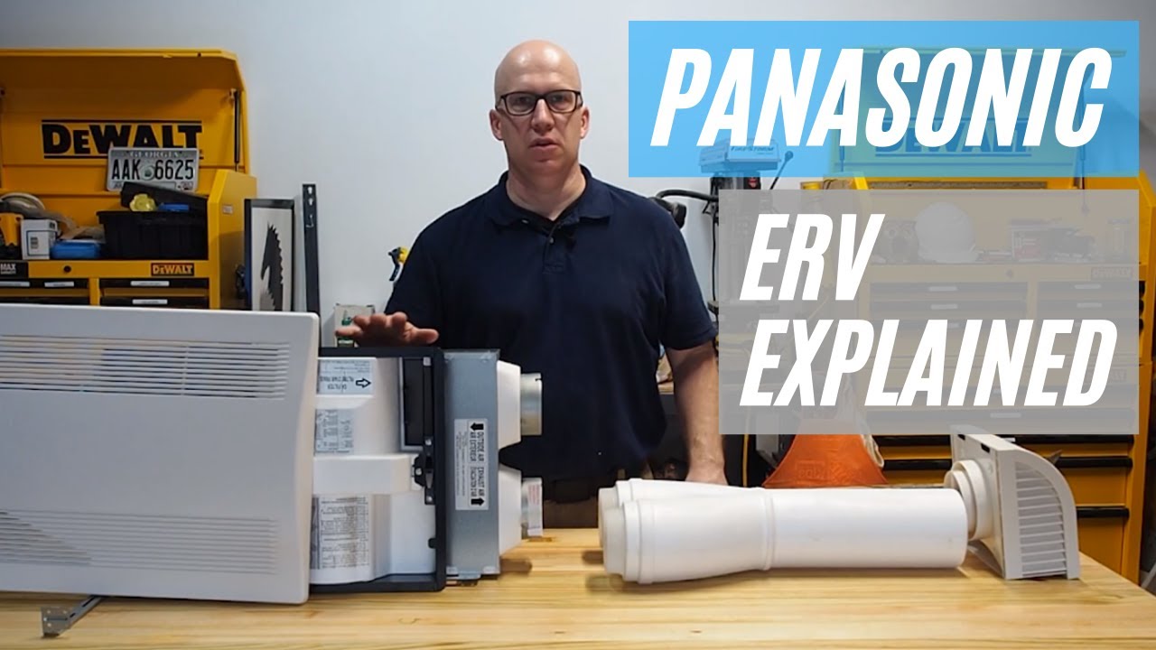 Energy Recovery Ventilator – ERV – Benefits and How It Works – Panasonic FV-04VE1 + FV-WC04VE1