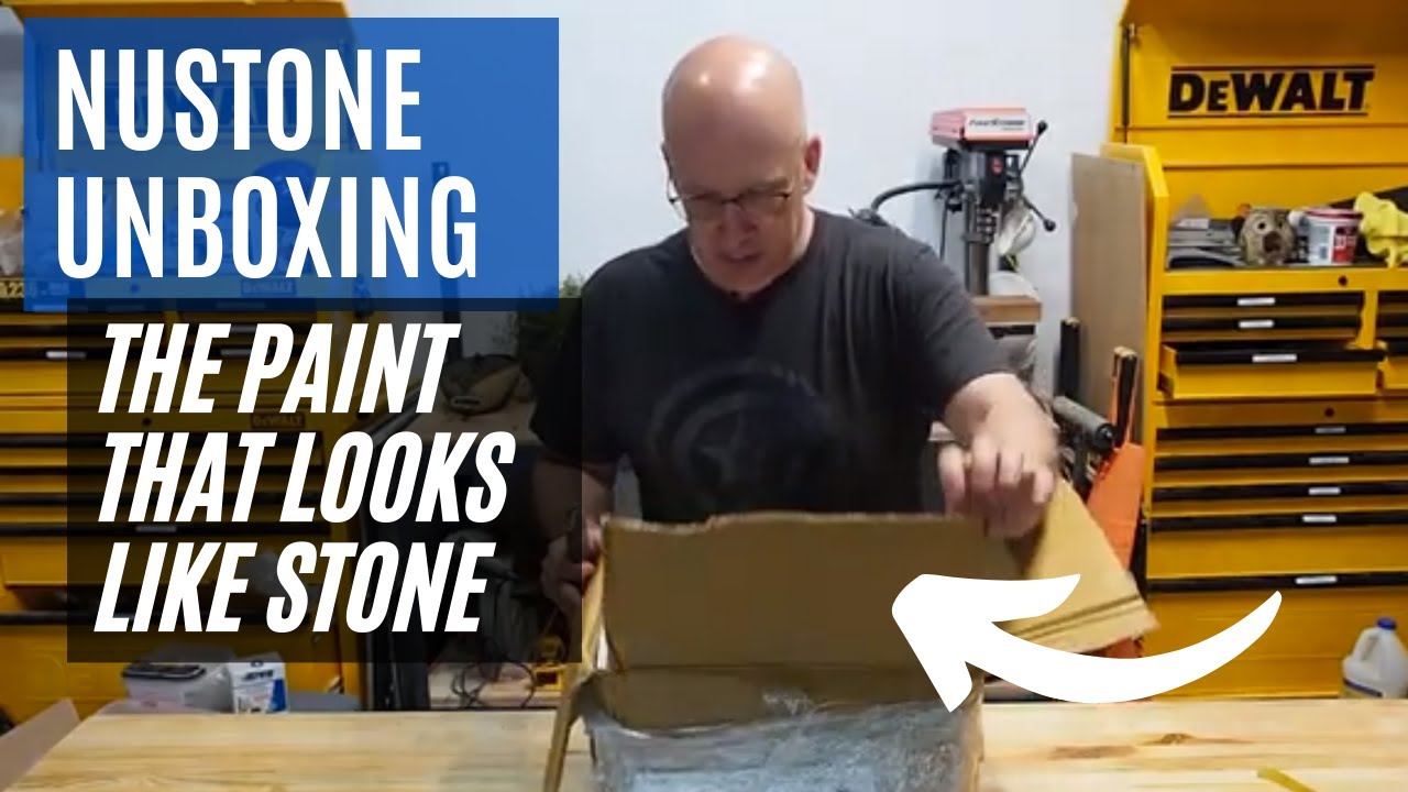 Unboxing Unique Coating That Looks Like Stone- NuStone