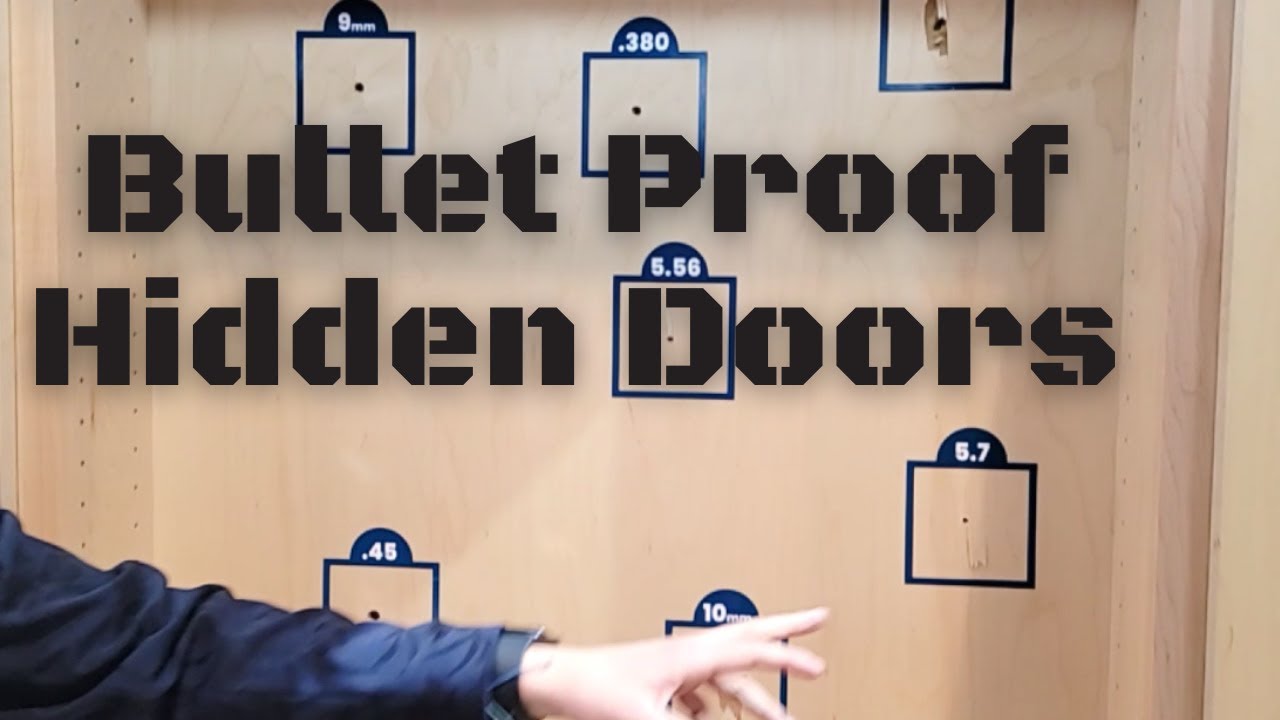 Bullet-Proof Hidden Doors by Murphy Door